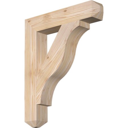 Ekena Millwork Funston Craftsman Smooth Bracket, Douglas Fir, 3 1/2"W x 20"D x 24"H BKT04X20X24FST04SDF